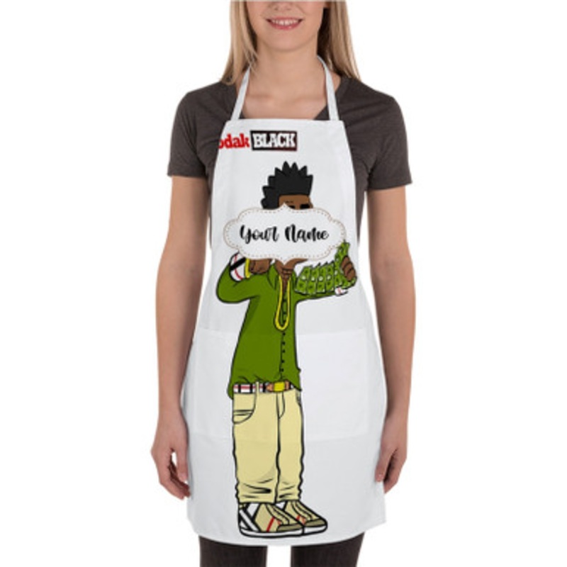 Pastele Kodak Black New Custom Personalized Name Kitchen Apron