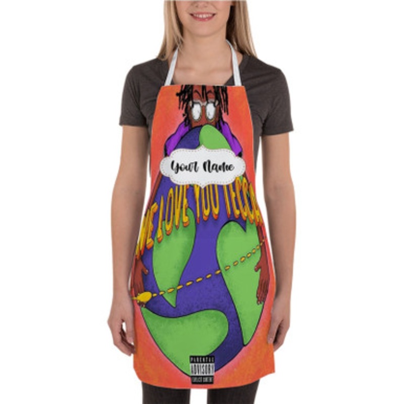 Pastele Lil Tecca We Love You Tecca Custom Personalized Name Kitchen Apron