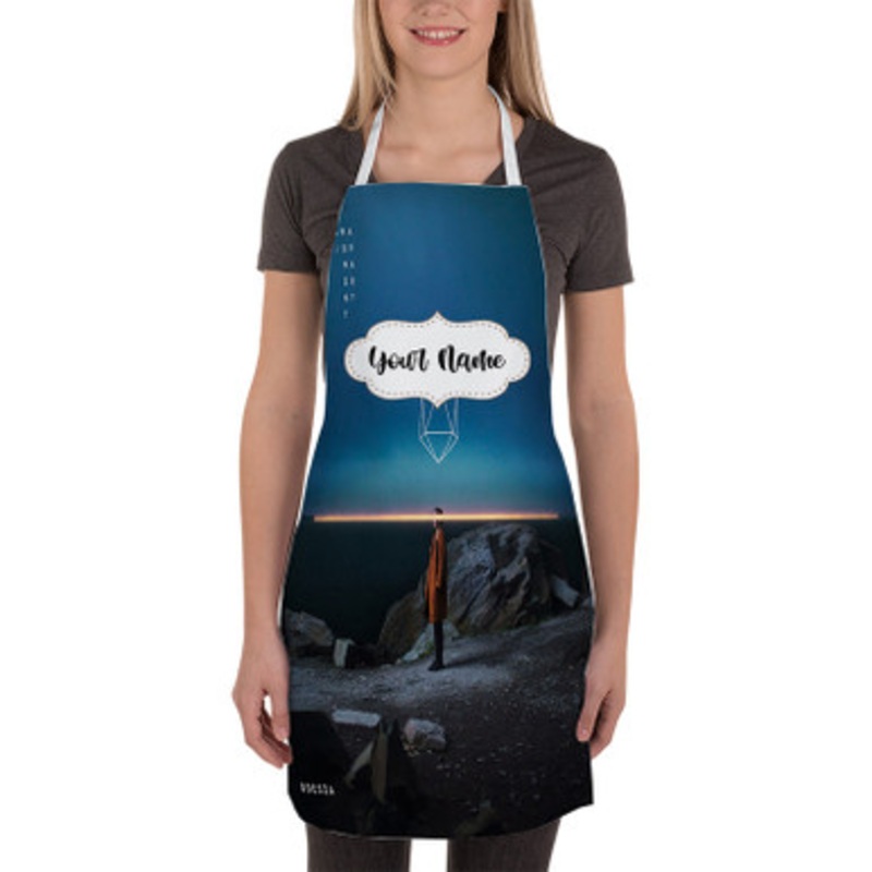 Pastele Odesza A Moment Party Custom Personalized Name Kitchen Apron