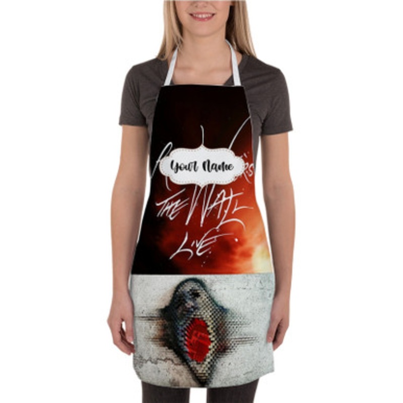 Pastele Roger Waters The Wall Live Custom Personalized Name Kitchen Apron