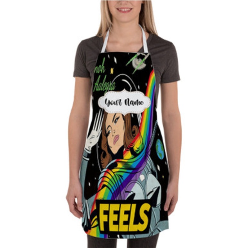 Pastele Sometimes Snoh Aalegra Feat Logic New Custom Personalized Name Kitchen Apron