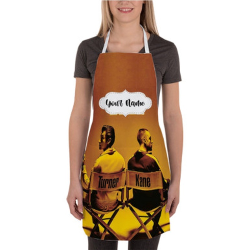 Pastele The Last Shadow Puppets Alex Turner Miles Kane Custom Personalized Name Kitchen Apron