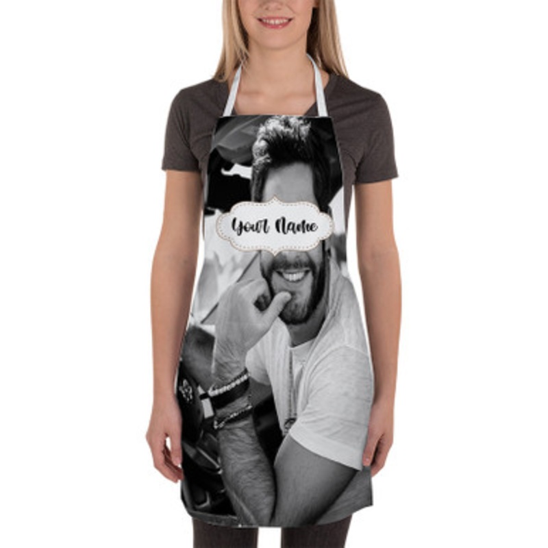 Pastele Thomas Rhett Custom Personalized Name Kitchen Apron