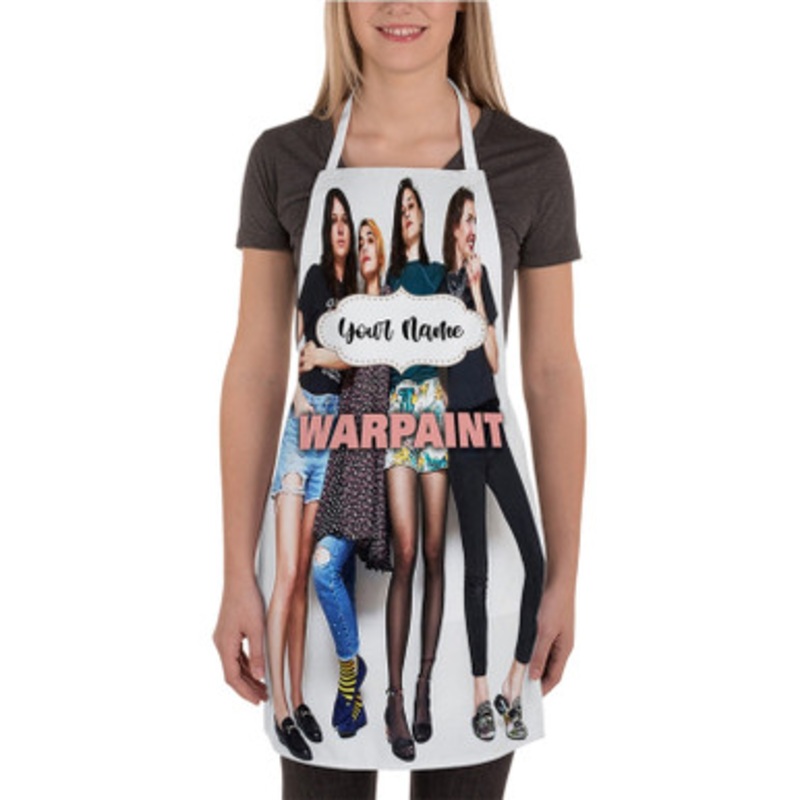 Pastele Warpaint New Custom Personalized Name Kitchen Apron