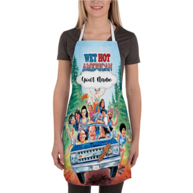 Pastele Wet Hot American Summer Custom Personalized Name Kitchen Apron