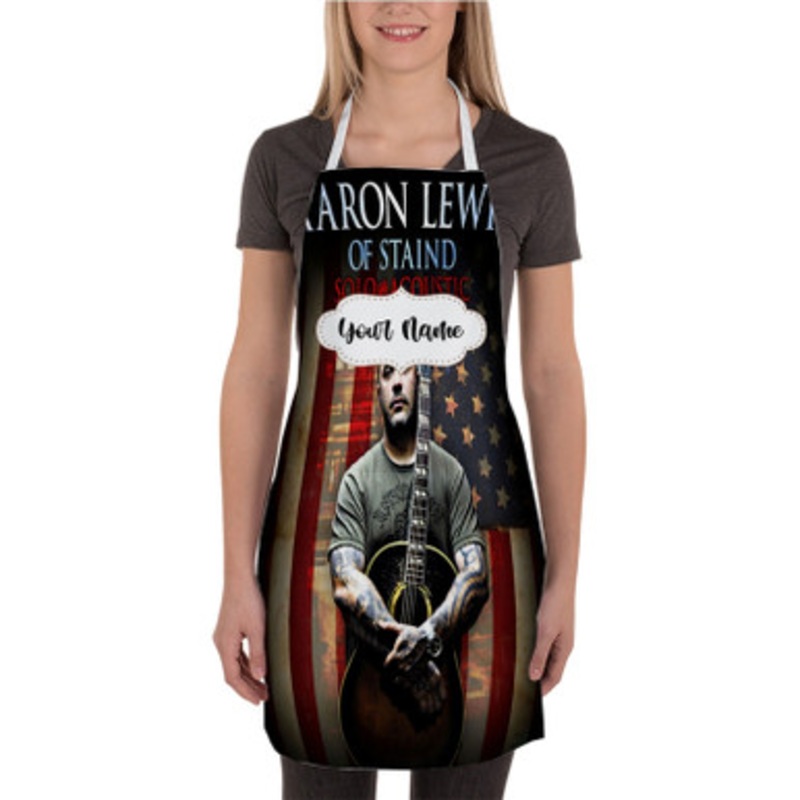 Pastele Aaron Lewis Custom Personalized Name Kitchen Apron