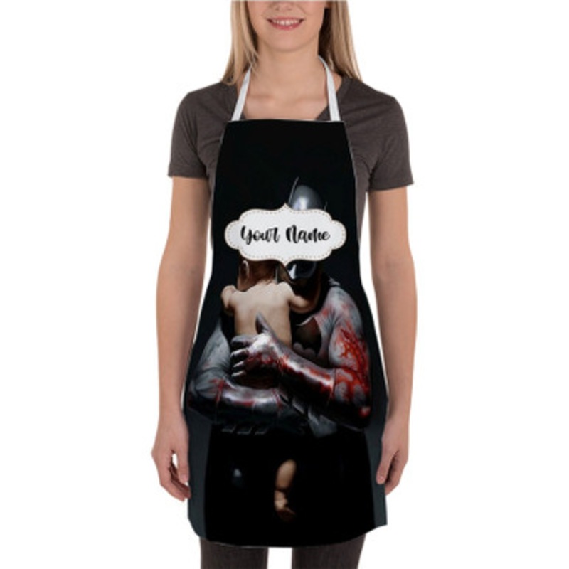Pastele Batman Save The Baby Custom Personalized Name Kitchen Apron