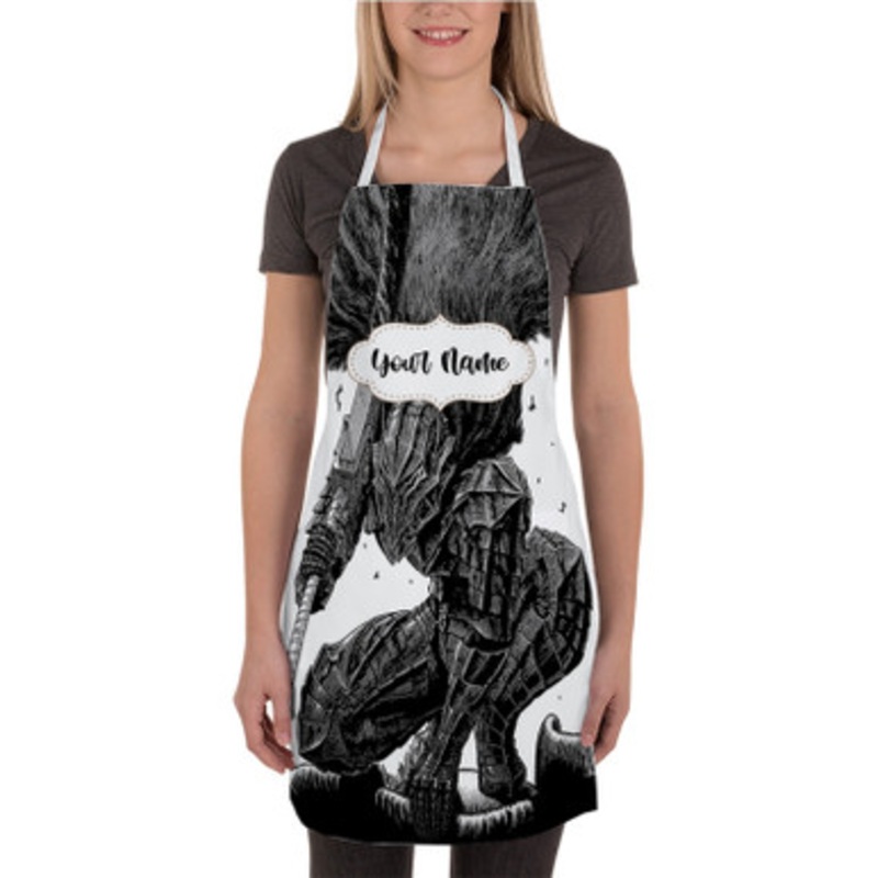 Pastele Berserker Armour Custom Personalized Name Kitchen Apron