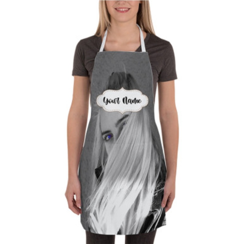 Pastele Billie Eilish Custom Personalized Name Kitchen Apron