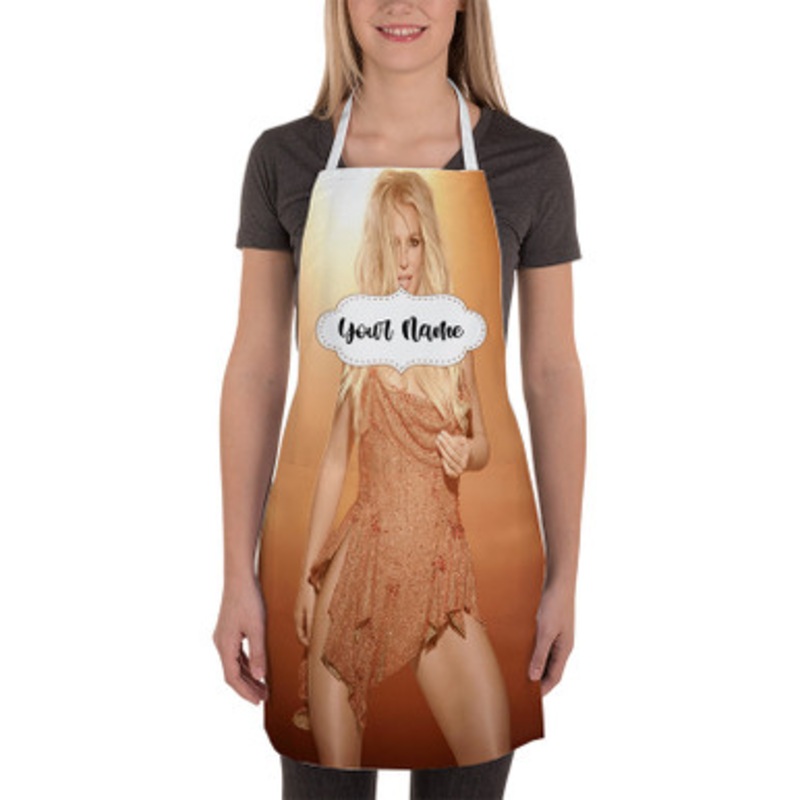 Pastele Britney Spears Piece of Me Custom Personalized Name Kitchen Apron