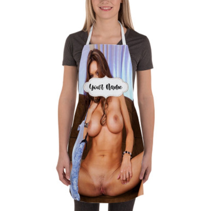 Pastele Crissy Moran Custom Personalized Name Kitchen Apron