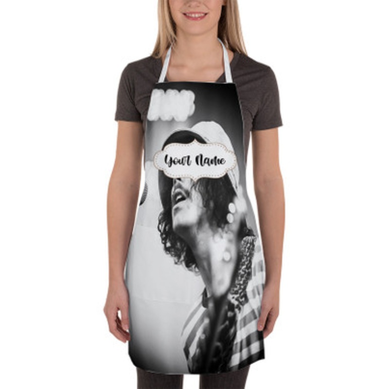 Pastele Diz Sticky Fingers Custom Personalized Name Kitchen Apron