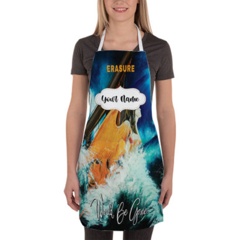 Pastele Erasure World Be Gone Poster Custom Personalized Name Kitchen Apron