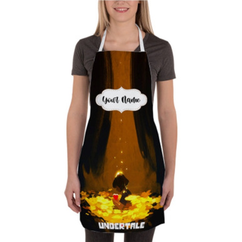Pastele Frisk Undertale Custom Personalized Name Kitchen Apron