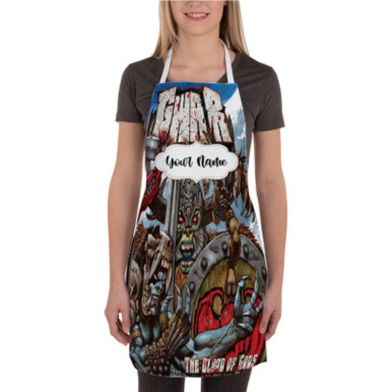 Pastele GWAR Custom Personalized Name Kitchen Apron