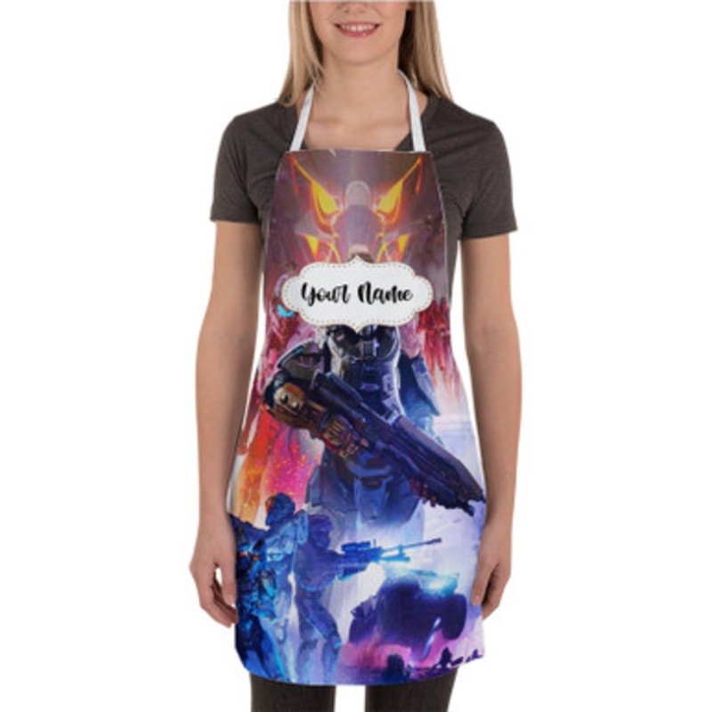 Pastele Halo 5 Team Osiris Custom Personalized Name Kitchen Apron