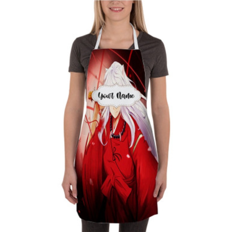 Pastele Inuyasha Custom Personalized Name Kitchen Apron