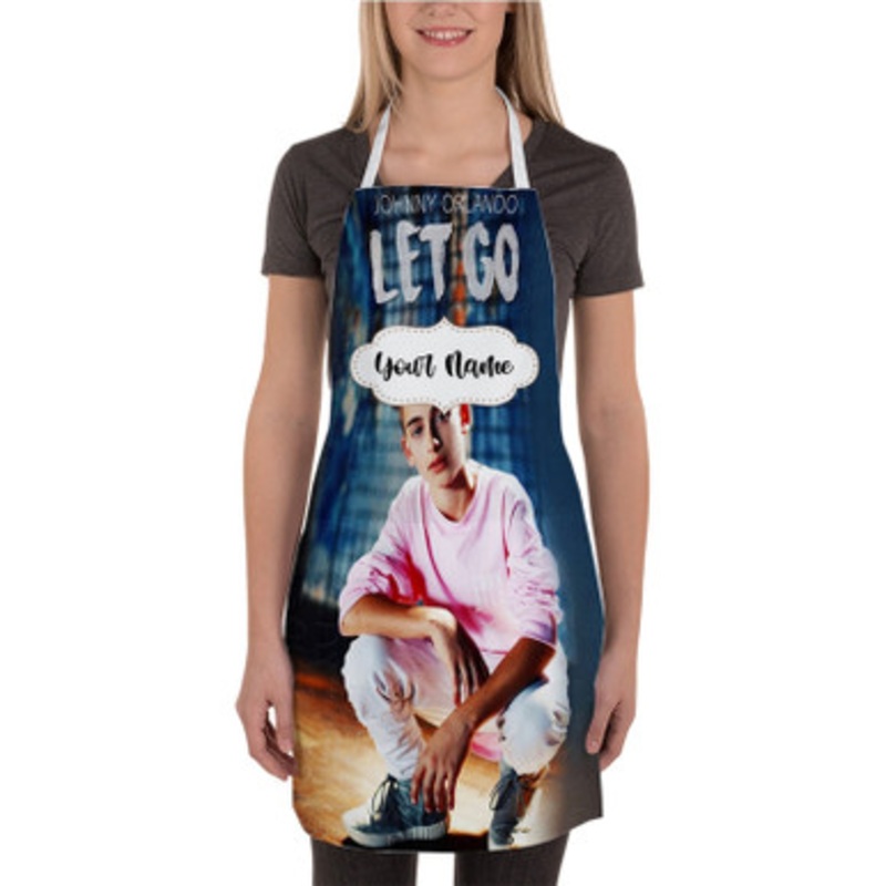 Pastele Johnny Orlando Let Go Custom Personalized Name Kitchen Apron