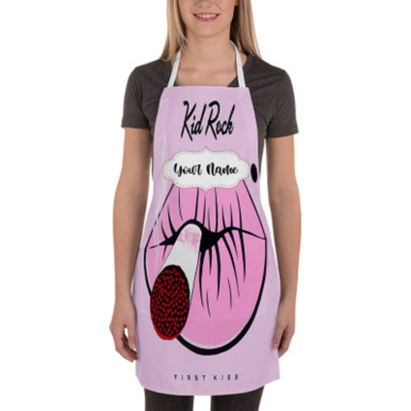 Pastele Kid Rock Custom Personalized Name Kitchen Apron