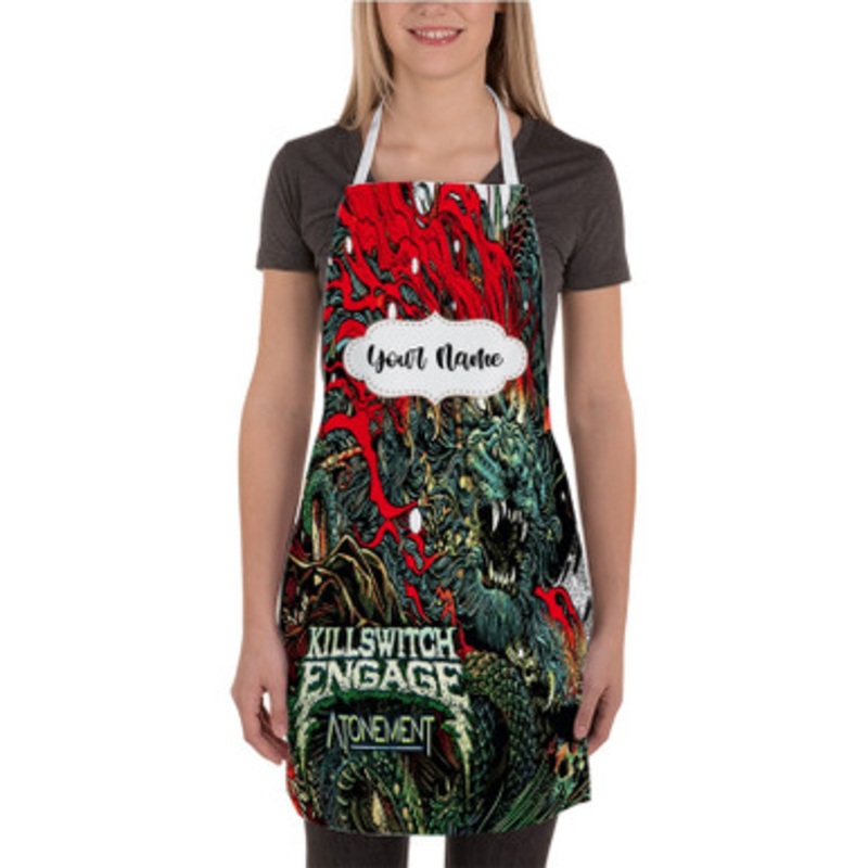 Pastele KILLSWITCH ENGAGE ATONEMENT Custom Personalized Name Kitchen Apron