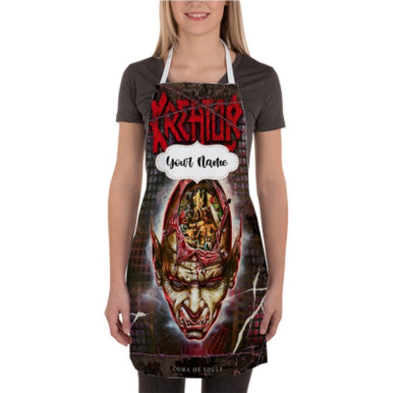Pastele Kreator Coma of Souls Custom Personalized Name Kitchen Apron