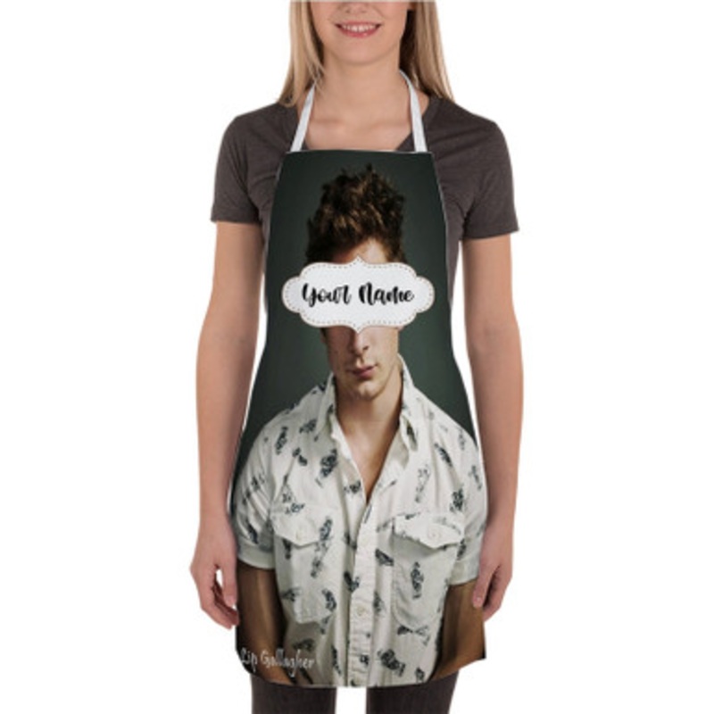 Pastele Lip Gallagher 2 Custom Personalized Name Kitchen Apron