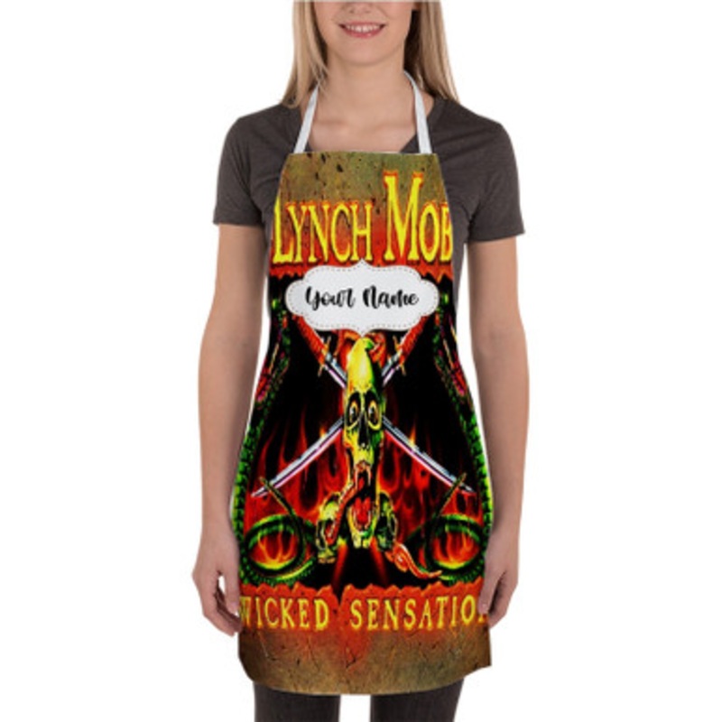 Pastele Lynch Mob Wicked Sensation Custom Personalized Name Kitchen Apron