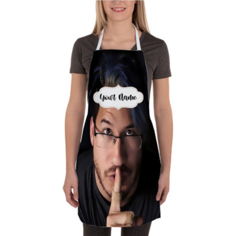 Pastele Markiplier Quiet Custom Personalized Name Kitchen Apron