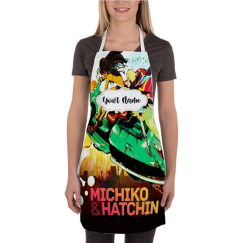 Pastele Michiko Hatchin Custom Personalized Name Kitchen Apron
