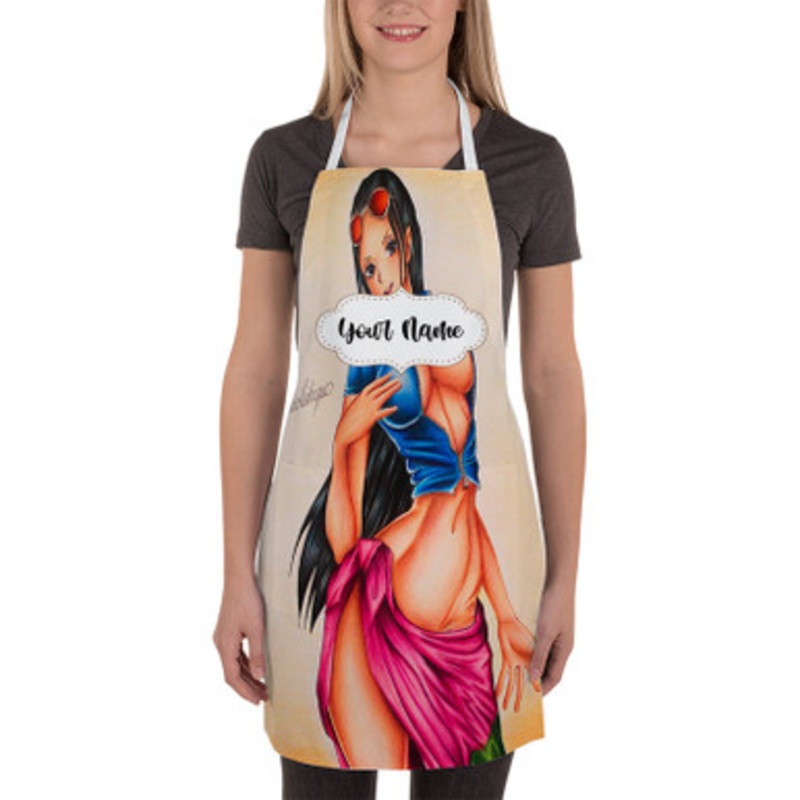 Pastele Nico Robin Sexy One Piece Custom Personalized Name Kitchen Apron