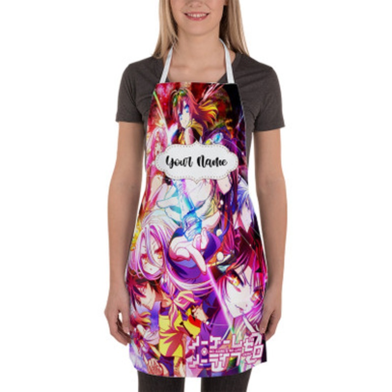 Pastele No Game No Life Zero Custom Personalized Name Kitchen Apron
