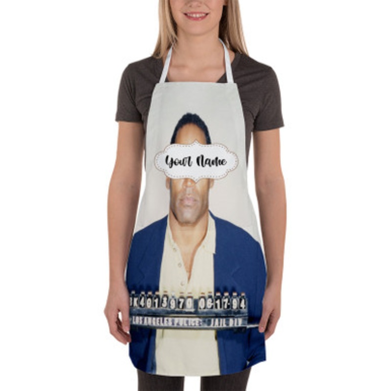 Pastele OJ Simpson Custom Personalized Name Kitchen Apron