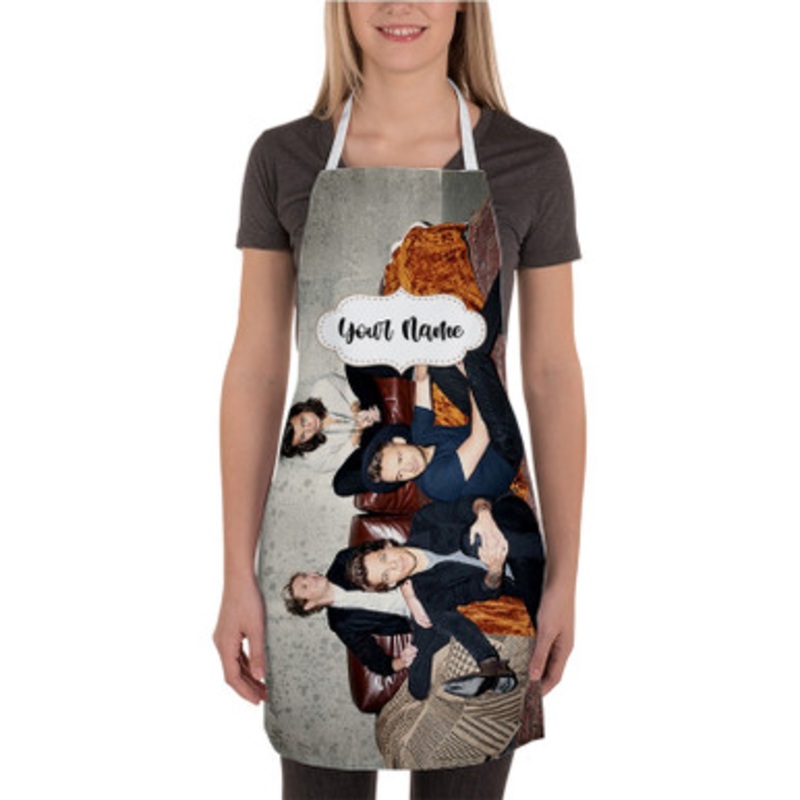 Pastele One Direction Custom Personalized Name Kitchen Apron