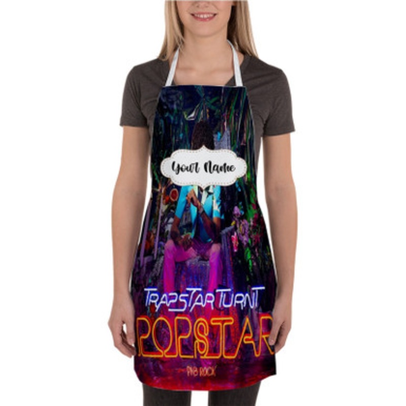 Pastele Pn B Rock Trapstar Turnt Popstar Custom Personalized Name Kitchen Apron