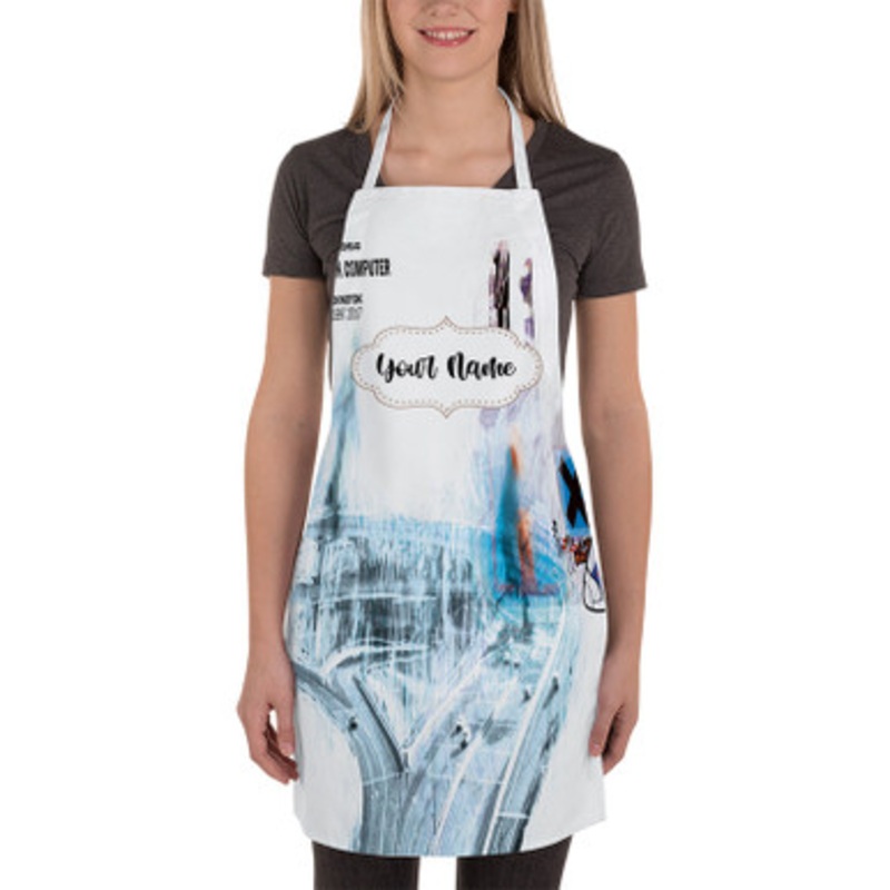 Pastele Radiohead I Promise Custom Personalized Name Kitchen Apron