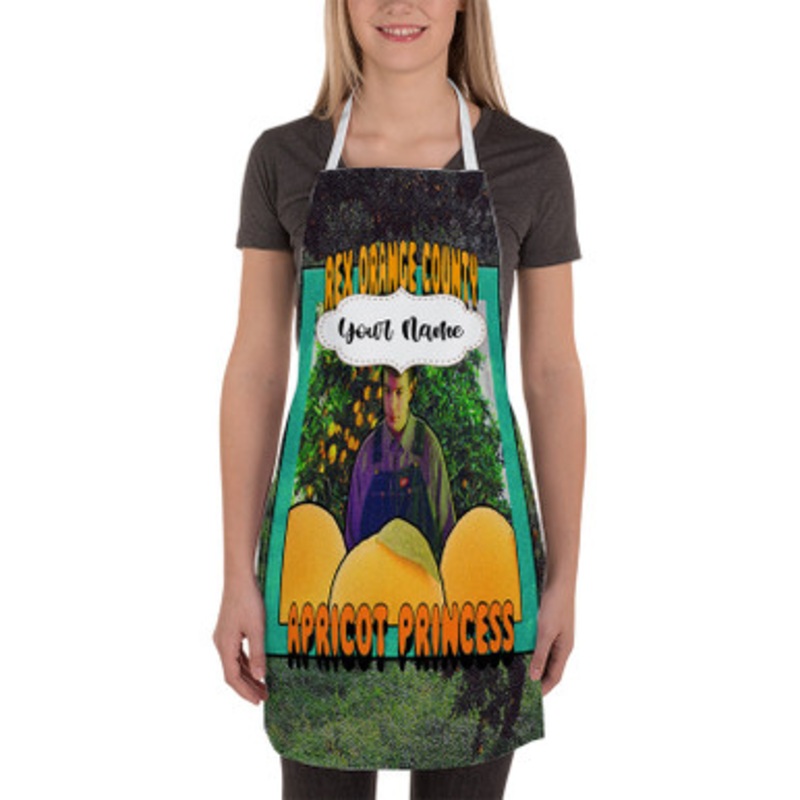 Pastele Rex Orange County Custom Personalized Name Kitchen Apron