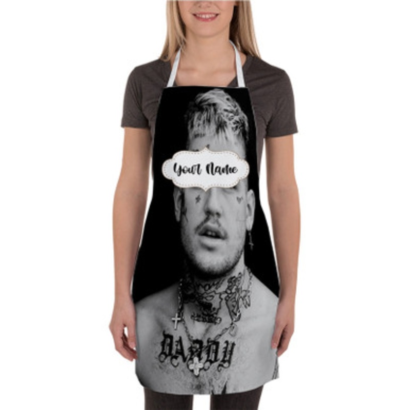 Pastele RIP Lil Peep New Custom Personalized Name Kitchen Apron