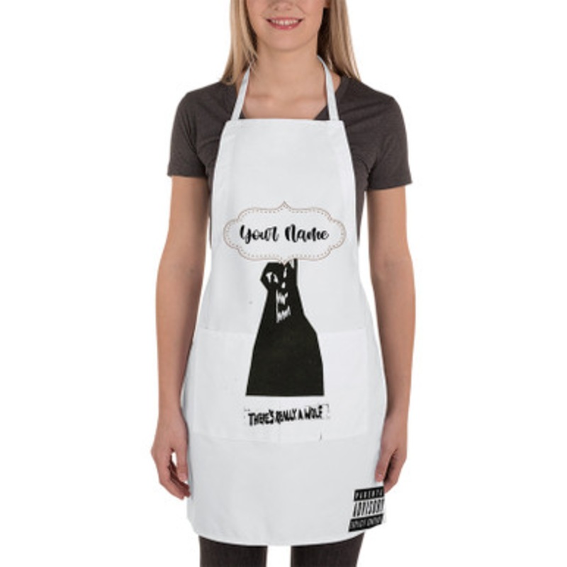 Pastele Russ Me You Custom Personalized Name Kitchen Apron