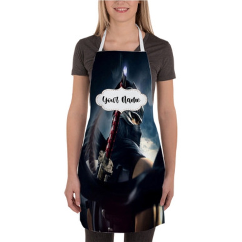 Pastele Ryu Hayabusa Ninja Gaiden Custom Personalized Name Kitchen Apron
