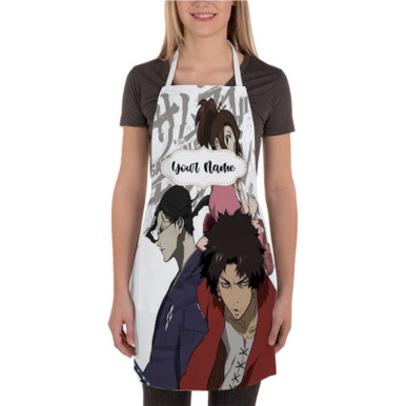 Pastele Samurai Champloo New Custom Personalized Name Kitchen Apron
