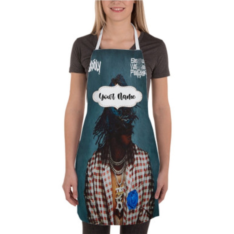 Pastele Swagger Skooly Feat 2 Chainz Custom Personalized Name Kitchen Apron