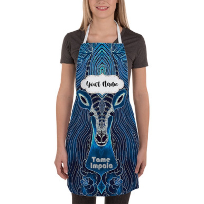 Pastele Tame Impala Custom New Personalized Name Kitchen Apron