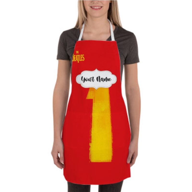 Pastele The Beatles 1 Custom Personalized Name Kitchen Apron