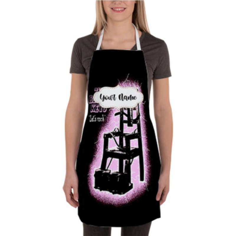 Pastele The Black Keys Let s Rock Custom Personalized Name Kitchen Apron