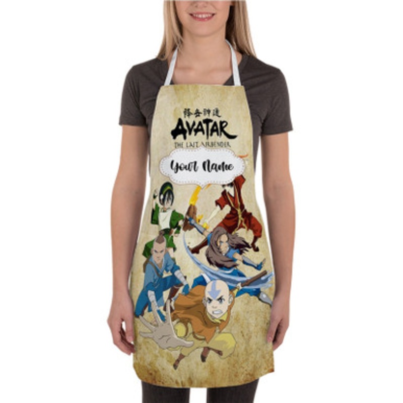 Pastele Avatar The Last Airbender Custom Personalized Name Kitchen Apron