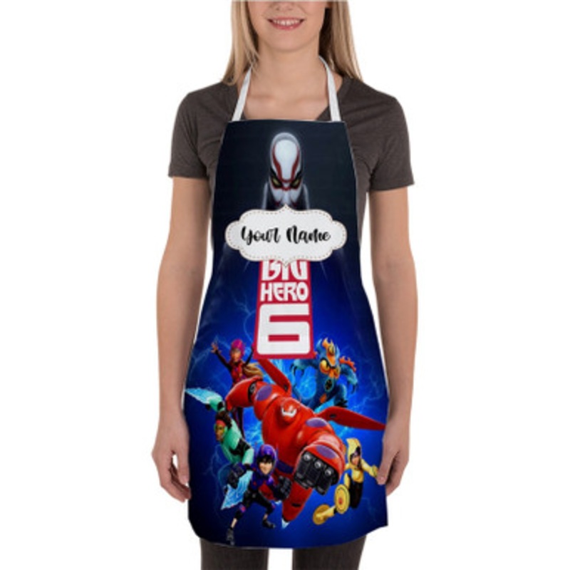 Pastele Big Hero 6 Custom Personalized Name Kitchen Apron