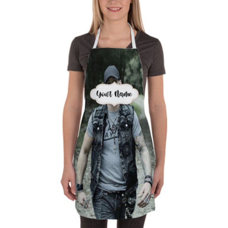 Pastele Brantley Gilbert New Custom Personalized Name Kitchen Apron