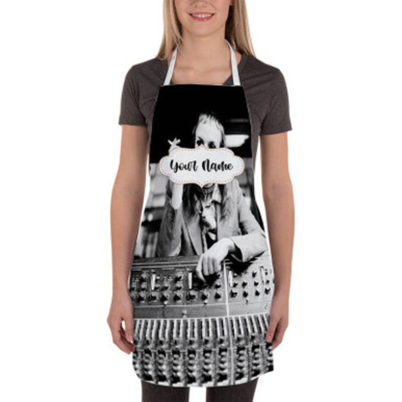 Pastele Brian Eno Custom Personalized Name Kitchen Apron