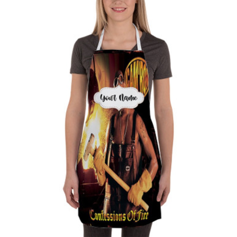 Pastele Cam ron Confessions Of Fire Custom Personalized Name Kitchen Apron