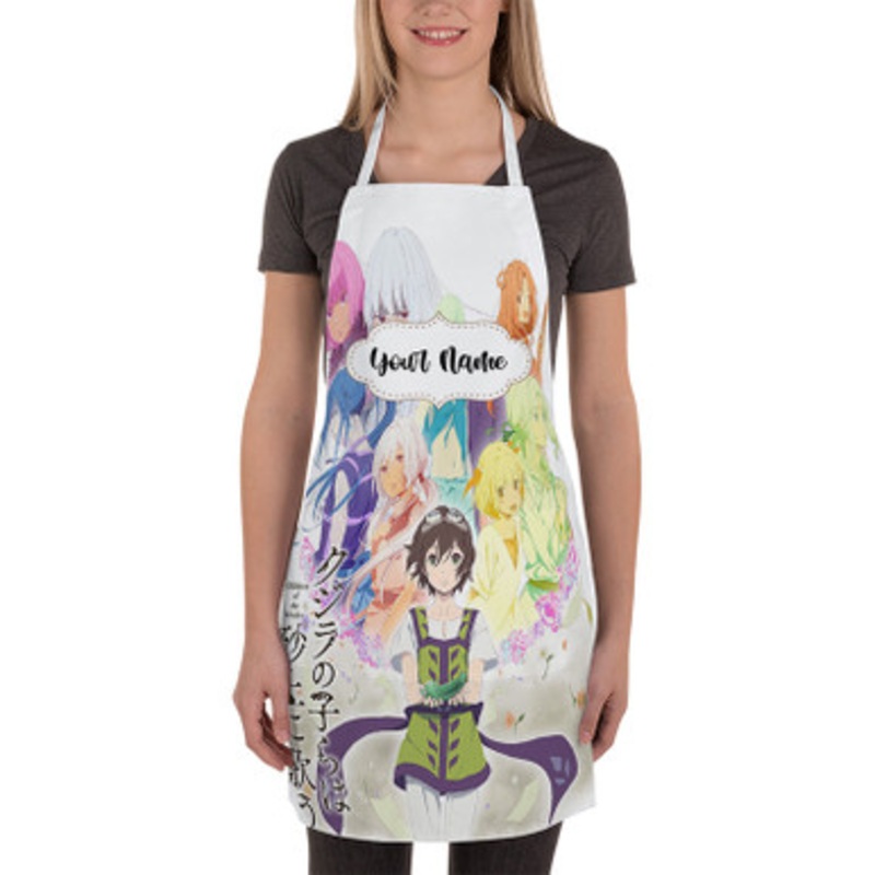 Pastele Children of the Whales Custom Personalized Name Kitchen Apron